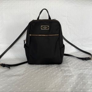 Black Nylon Kate Spade Backpack